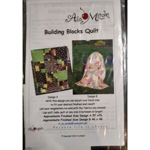 A la Mode Quilt Pattern Split And Swirl Charm Square Pattern P119
